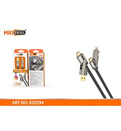 CAVO MULTIPLA 4 IN 1 FAST CHARGE 3.5AMaxexcell