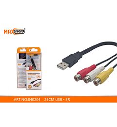 CAVO ADATTATORE CONVERTITORE USB A 3RCA