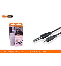 CAVO AUDIO STEREO DA 6.35MM-3.5MM