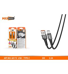 CAVO USB A TYPE-C FAST CHARGE 2M 3.5A