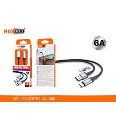 CAVO TYPE-C FAST CHARGE 1M 6A/66W