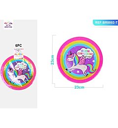 PIATTI MONOUSO - UNICORNO 23CM - 6PZParty Go