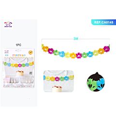 FESTONE A FIORI - MULTICOLORE - 3MParty Go