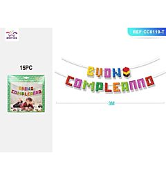 FESTONE - BUON COMPLEANNO LEGO - 3M