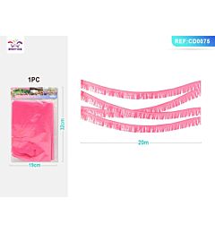 FESTONE DECORATIVO A FRANGE - ROSA 20M - 1PZParty Go