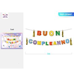 FESTONE BUON COMPLEANNO DA 3MParty Go