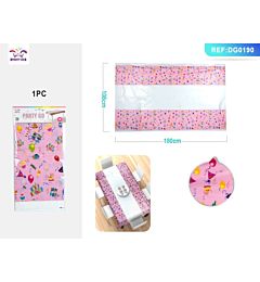 TOVAGLIA MONOUSO - CORIANDOLI ROSA 108x180CM - 1PZParty Go