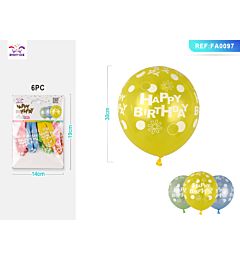 PALLONCINI A POIS - HAPPY BIRTHDAY MISTI - 6PZParty Go