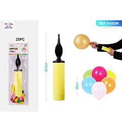 POMPA PER PALLONCINI - GIALLO - 2,5CM