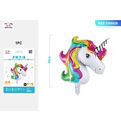 PALLONCINI MYLAR A FORMA DI UNICORNO 45CM - 1PZParty Go