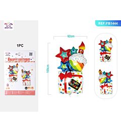 PALLONCINO MYLAR - HAPPY BIRTHDAY 109CM - 1PZParty Go