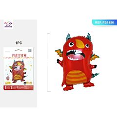 PALLONCINO MYLAR - MOSTRO ROSSO 66CM - 1PZParty Go