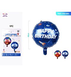 PALLONCINO MYLARA - HAPPY BIRTHDAY ALIEN 45CM - 1PZParty Go