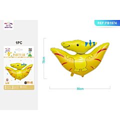PALLONCINI MYLARA - PTERODATTILO GIALLO 78CM - 1PZParty Go