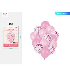SET PALLONCINI - ROSA - 15PZParty Go