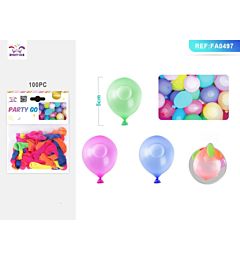 PALLONCINI D'ACQUA - COLORI MISTI 5CM - 100PZParty Go