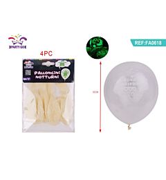 PALLONCINI FLUO BUON COMPLEANNO TORTA - 4PZParty Go