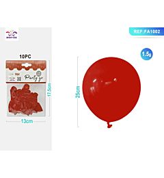 PALLONCINI ROSSO SCURO 25CM - 10PZParty Go