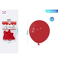 PALLONCINI ROSSI 25CM - 10PZParty Go