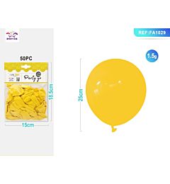 PALLONCINI GIALLI 25CM - 50PZParty Go