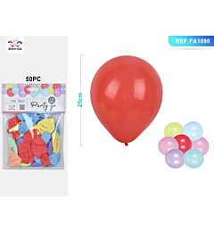 PALLONCINI - COLORI MISTI 25CM - 50PZParty Go