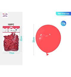 PALLONCINI ROSSI 25CM - 100PZParty Go