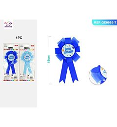 COCCARDA - BUON COMPLEANNO - BLU MISTO - 15PZParty Go