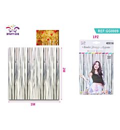 TENDA DECORATIVA PER FESTE - ARGENTO - 2M