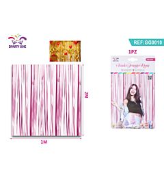 TENDA DECORATIVA PER FESTE - ROSA - 2M