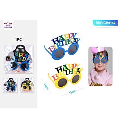 OCCHIALI DA FESTA - HAPPY BIRTHDAY- COLORI MISTI