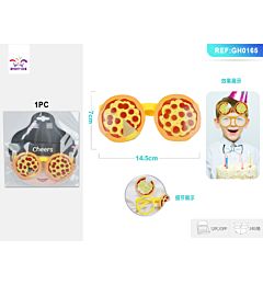 OCCHIALI DA FESTA A FORMA DI PIZZA