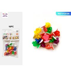 CLIP ADESIVI PER PALLONCINI - 16PZ