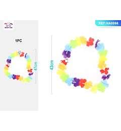 COLLANA HAWAIANA CON LUCI LED COLORATA - 43CMParty Go