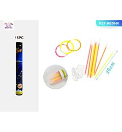 LIGHTSTICK - COLORI MISTI 20CM - 15PZ