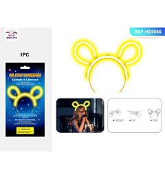LIGHTSTICK CERCHIETTO ORECCHIE- COLORI ASSORTITI - 1PZParty Go