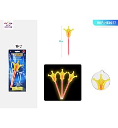 LIGHTSTICK CON CORONA - COLORI ASSORTITI - 1PZParty Go