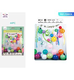 SET PALLONCINI CON FESTONE BUON COMPLEANNO - 44PZ