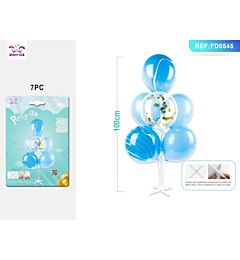 SET PALLONCINO BLU 7PZ - 100CMParty Go