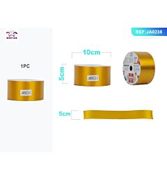 NASTRO REGALO PP - ORO - 5CM x 27 METRIParty Go