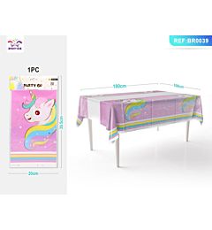 TOVAGLIA MONOUSO CON UNICORNO ROSA 108*180CM - 1PZParty Go
