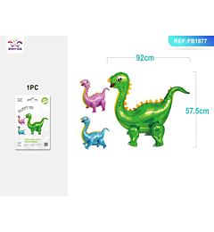 PALLONCINO MYLAR A FORMA DI DINOSAURO - 92CMParty Go