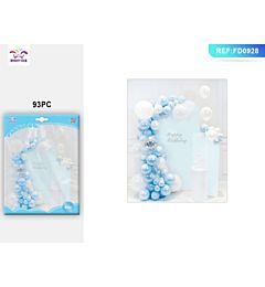 SET PALLONCINI - AZZURRO & BIANCO - 93PZParty Go