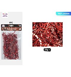 PAGLIA DI CARTA PER REGALI - ROSSO METALLIZZATO - 20GParty Go