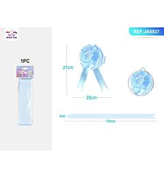 COCCARDA DECORATIVA GRANDE - AZZURRO 20CM - 1PZParty Go