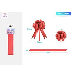 COCCARDA DECORATIVA GRANDE - ROSSO 20CM - 1PZParty Go