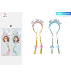 CERCHIETTO CON SCRITTA "HALLO BABY" - 1PZ
