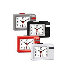 SVEGLI AL QUARZO QUADRATA SILENZIOSA + LUCE - 9x7CMVirtime