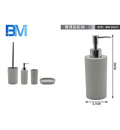 DISPENSER SAPONE SATINATO - GRIGIOBm