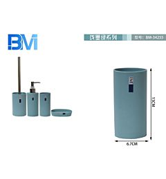 BICCHIERE BAGNO IN PLASTICA SATINATO - TURCHESEBm