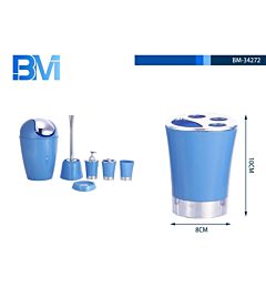 PORTASPAZZOLINO TRIANGOLARE BLU